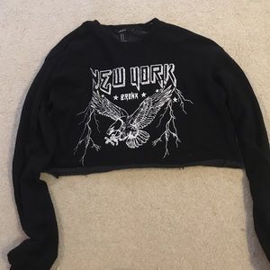 New York black long sleeve